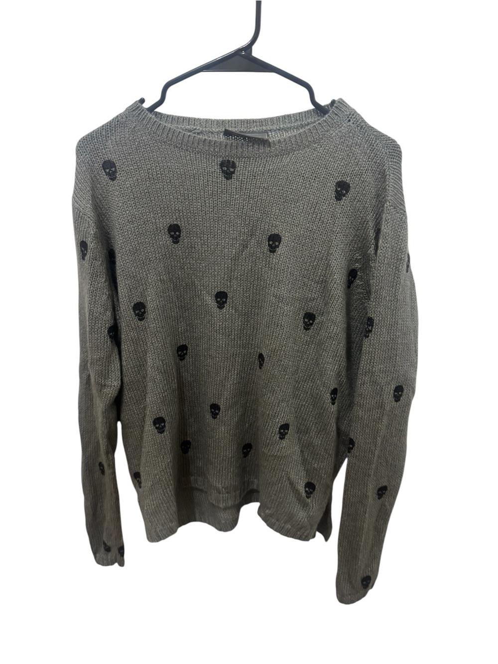 Wooden Ships Skull Print Sweater Size XS/Small